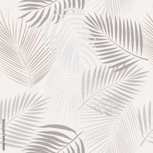 Tapety Jednolite wzór liści palmy.