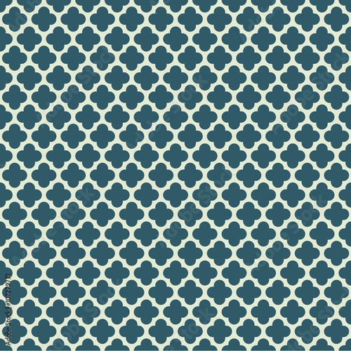 Seamless Vintage Trellis Lattice Pattern Background