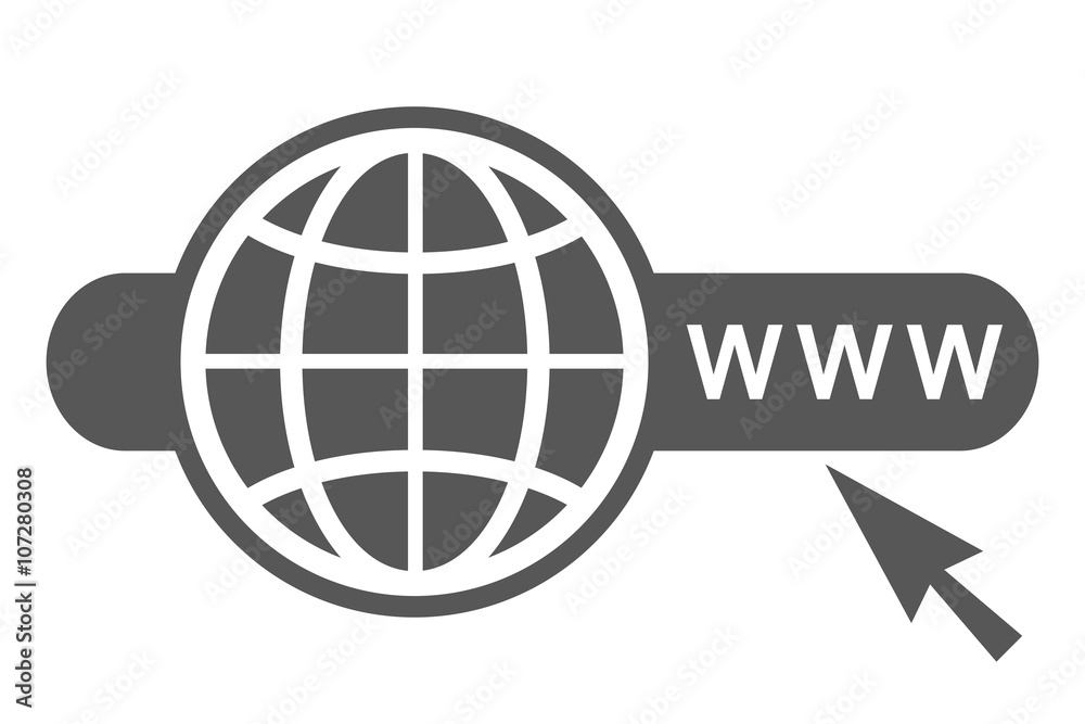 Website icon isolated on a white background, vector illustration stylish Website icon isolated on a white background, vector illustration stylish