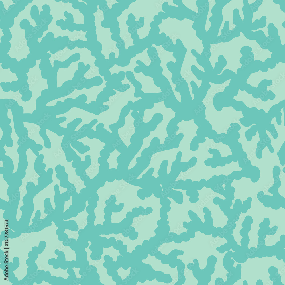 Coral vector seamless pattern Coral vector seamless pattern