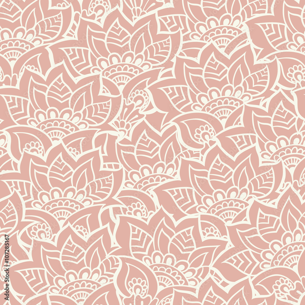 Henna style pattern vector design Henna style pattern vector design