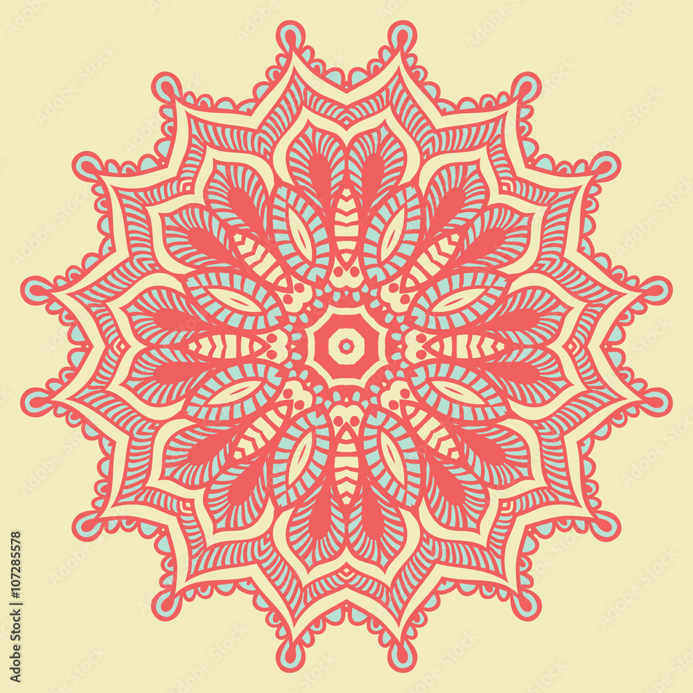 Mandala vector design, flower card Mandala vector design, flower card