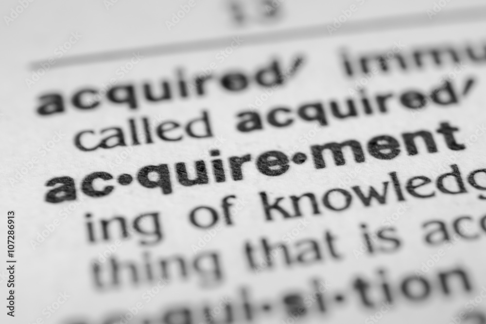Obraz premium Acquirement