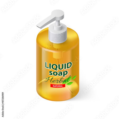 Liquid Soap Isometric