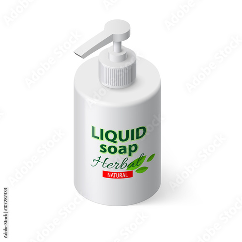 Liquid Soap Isometric