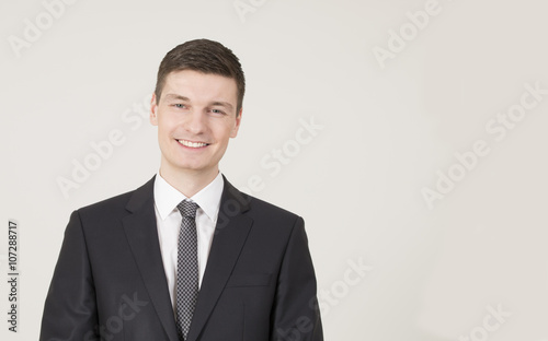 Handsome young businessman