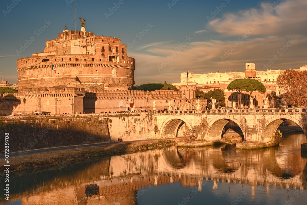 Rome, Italy:  Castle of the Holy Angel