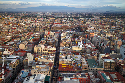 Mexico City Aerial View