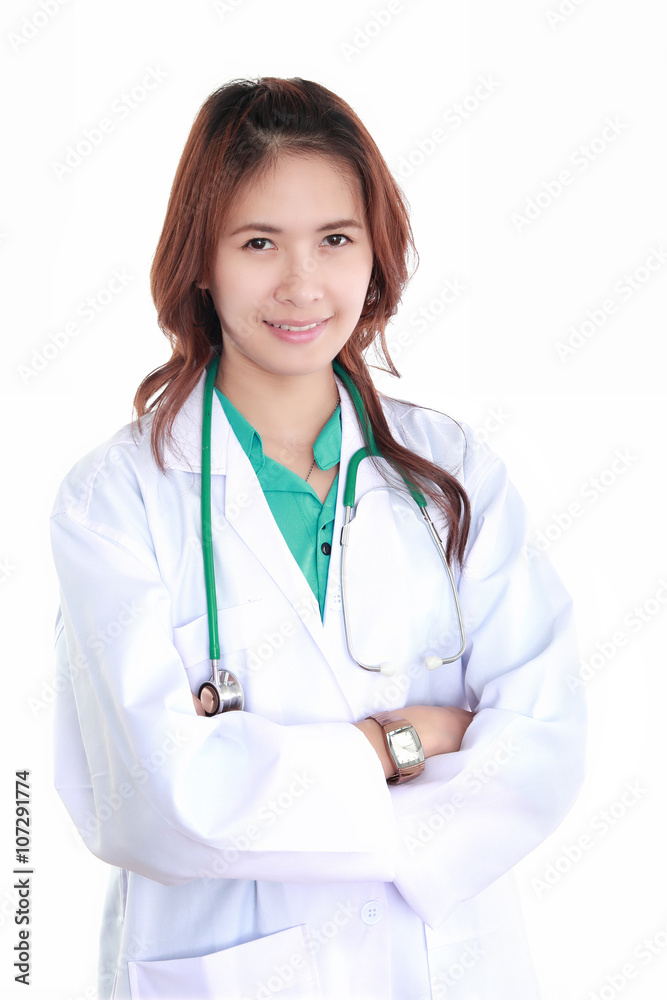 woman doctor isolated white background woman doctor isolated white background