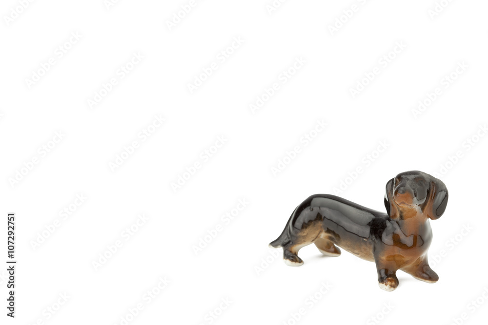 Obraz premium dachshund dog figurine