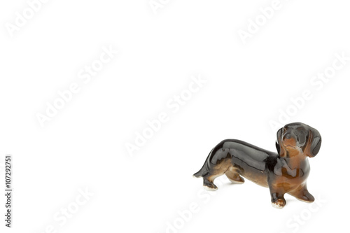 Fototapeta Naklejka Na Ścianę i Meble -  dachshund dog figurine