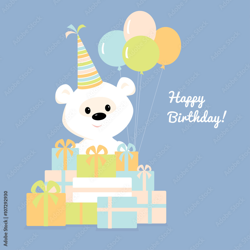 Happy birthday teddy bear hot sale animation