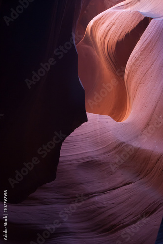 Natural Abstract from the Lower Antelope Slot Canyon of Arizona