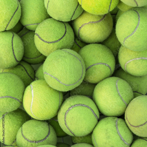 Tennis balls background texture © phaitoon
