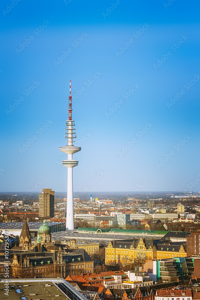 Hamburg, Heinrich Hertz, telecommunication tower