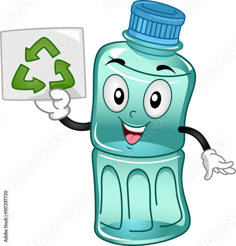 Mascot Recycle Plastic Bottle Promote Importance of Recycle