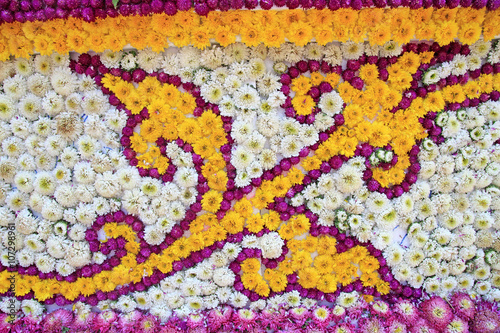 Thai floral pattern