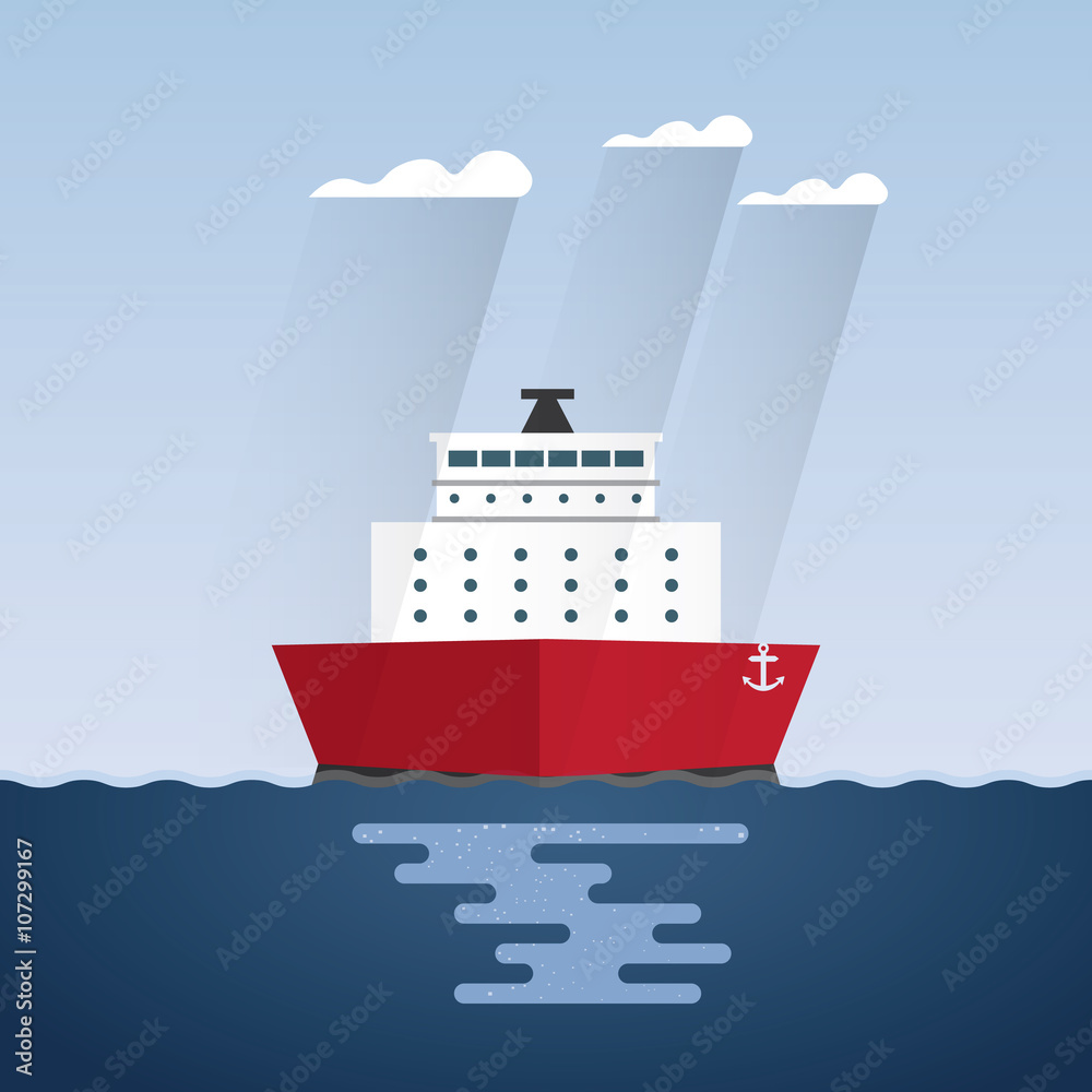 ship on the sea ship on the sea