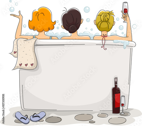 Girls Outdoor Bath