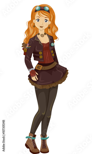 Steampunk Teen Girl