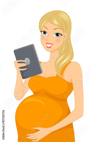 Girl Pregnant Tablet Read