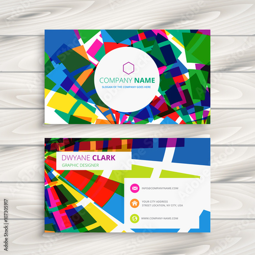 funky business card