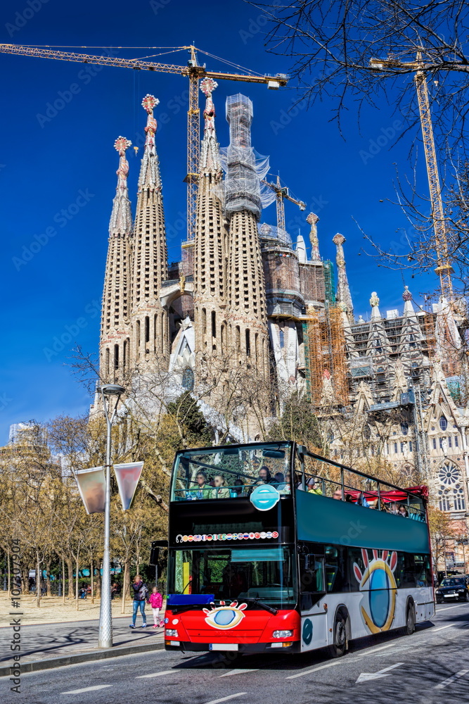 Fototapeta premium Barcelona Sagrada Familia