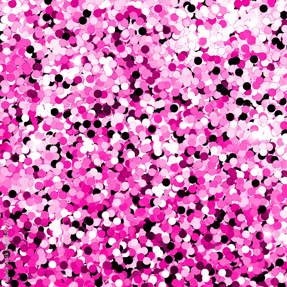 Vector pink glittering confetti wallpaper background Stock Vector | Adobe  Stock