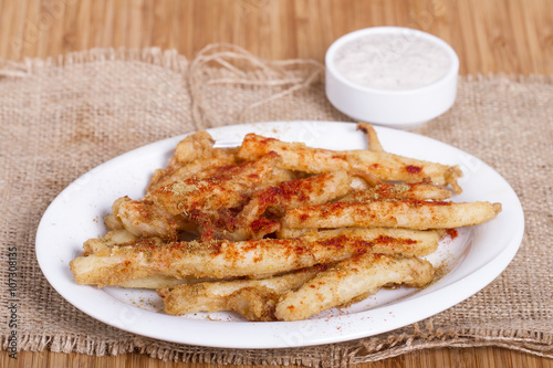 Fried Ink Fish, Potato, Chicken © nadirkeklik