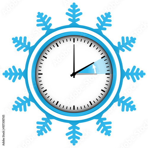 Winterzeit Schneeflocke