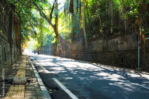 Old street of Bali photo