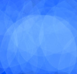 Abstract blue bokeh background