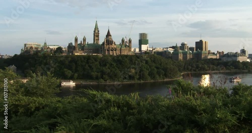 Wallpaper Mural Canadian Parliament in Ottawa, view of the side facing Quebec
 Torontodigital.ca