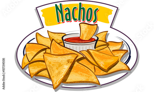 Nachos vector