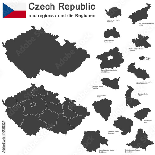 country Czech Republic and regions