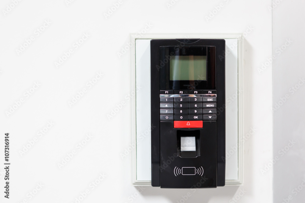 Finger print scan for unlock door security system Finger print scan for unlock door security system