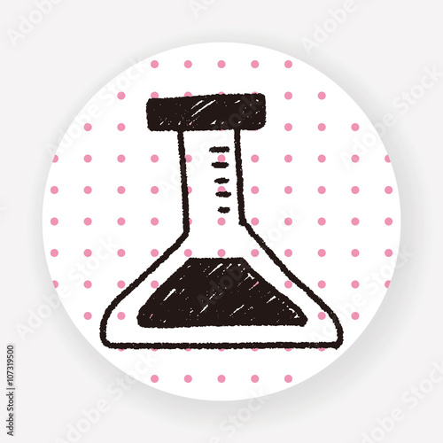 Experiments bottle doodle drawing