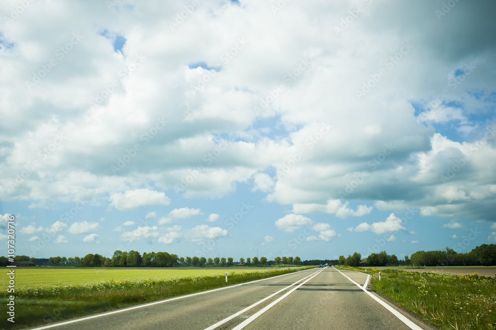 road in the nature