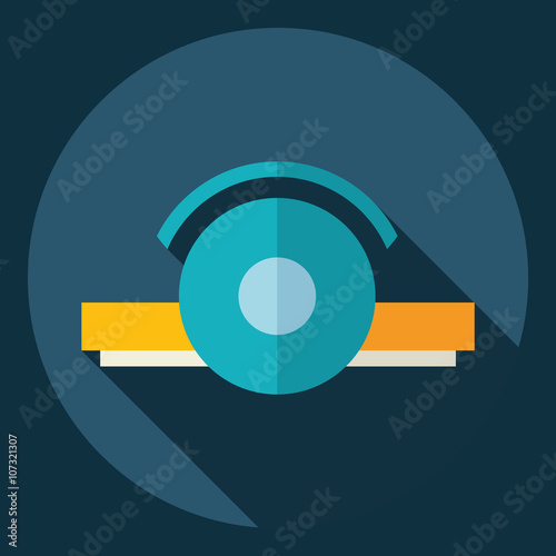 Flat modern design with shadow  Icon ENT