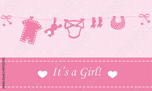 It's a girl con ropita tendida 2.