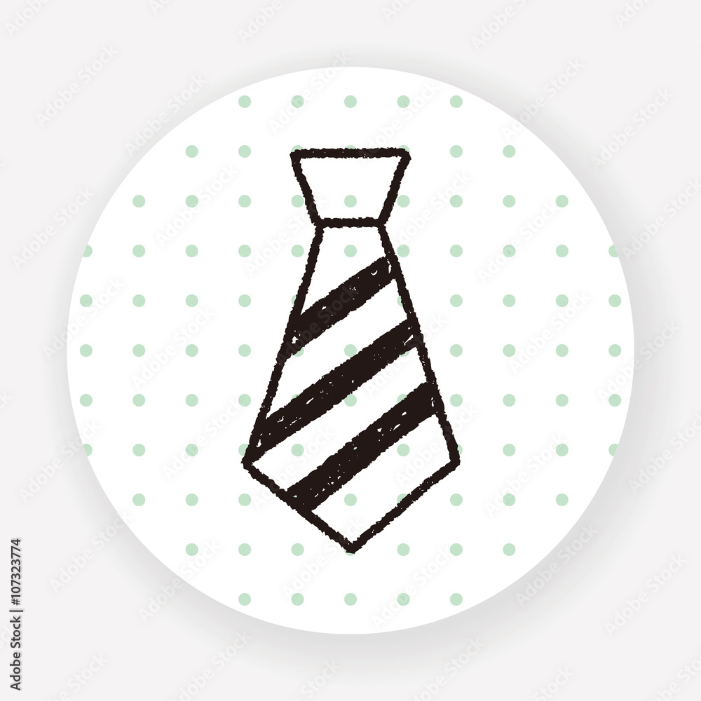 doodle tie