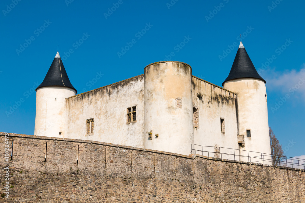 Medieval castle of Noirmoutier in France
