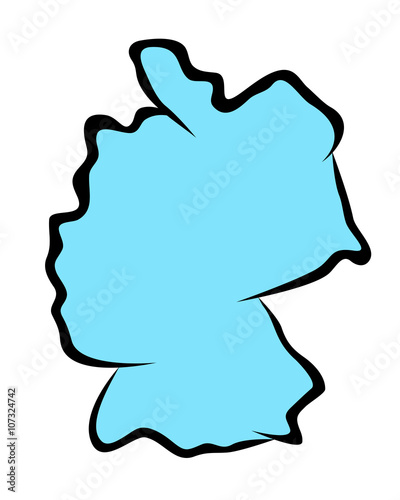 Karte Deutschland - 4