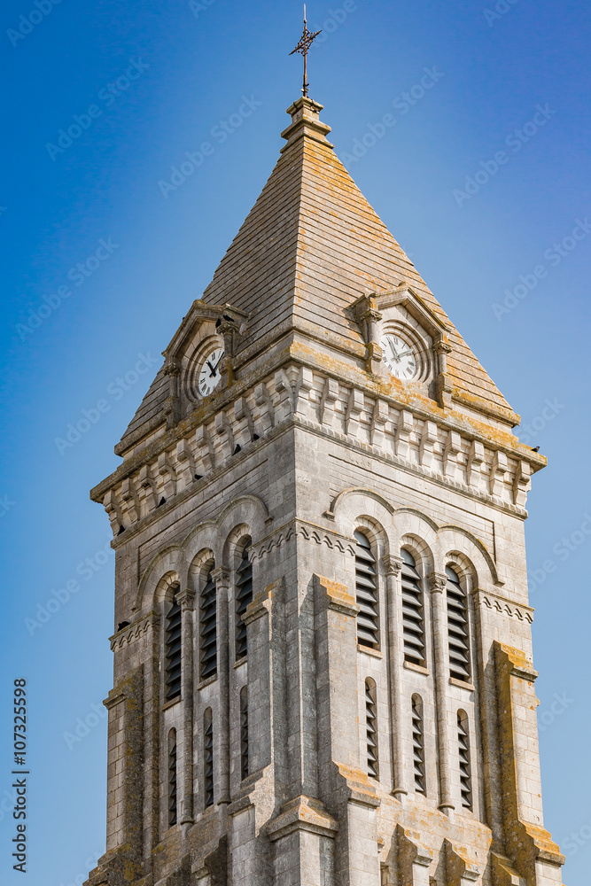 bell tower of the Abbey of Noirmoutier