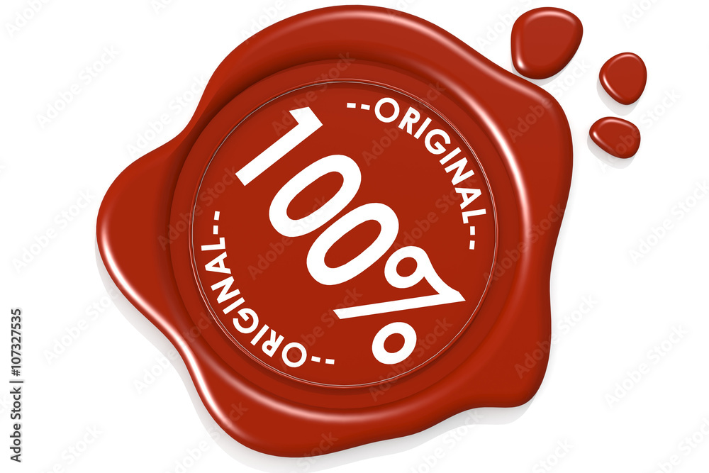 Original product quality label warranty seal isolated Original product quality label warranty seal isolated