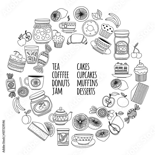 Images for confectionery or coffee shop