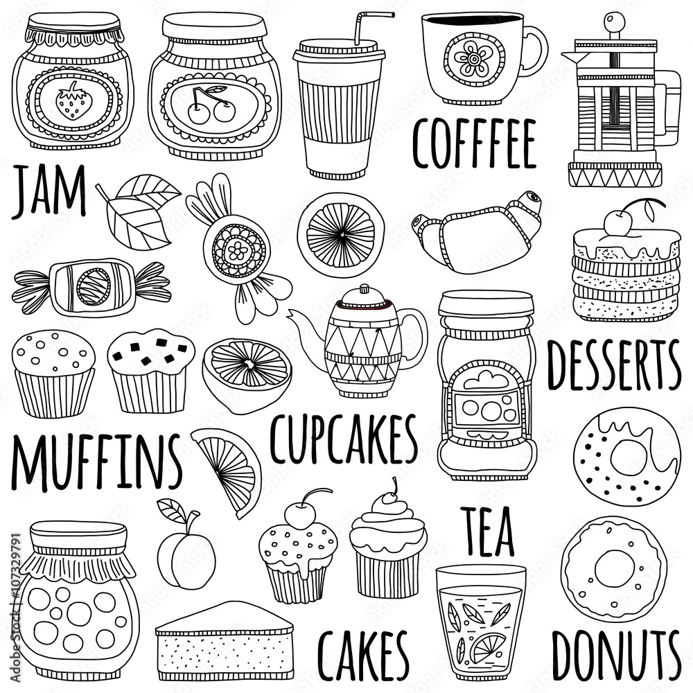 Images for confectionery or coffee shop