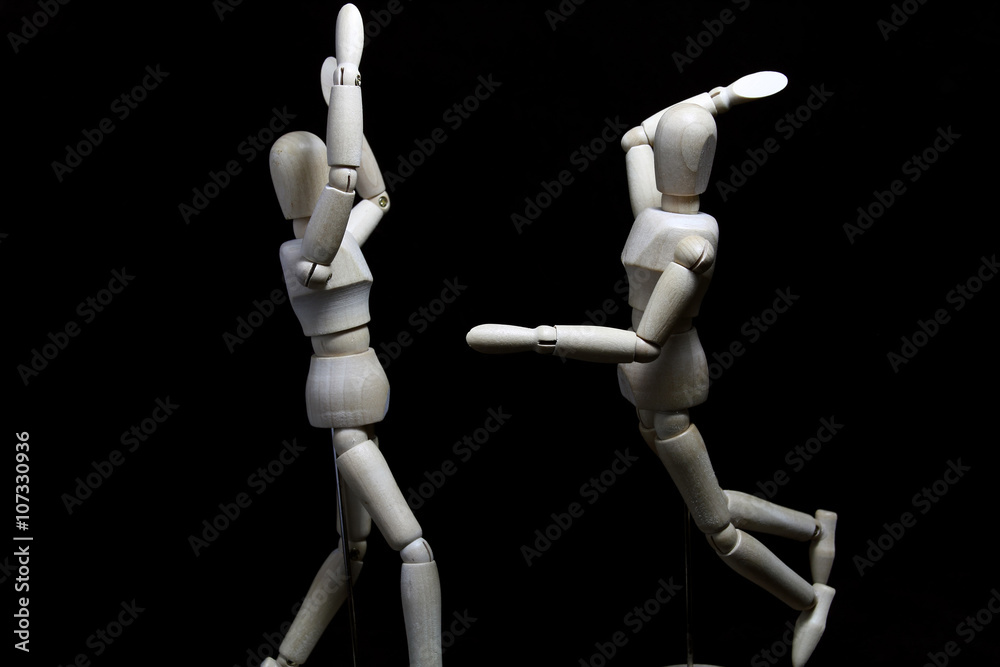 This robot is  moving like a human