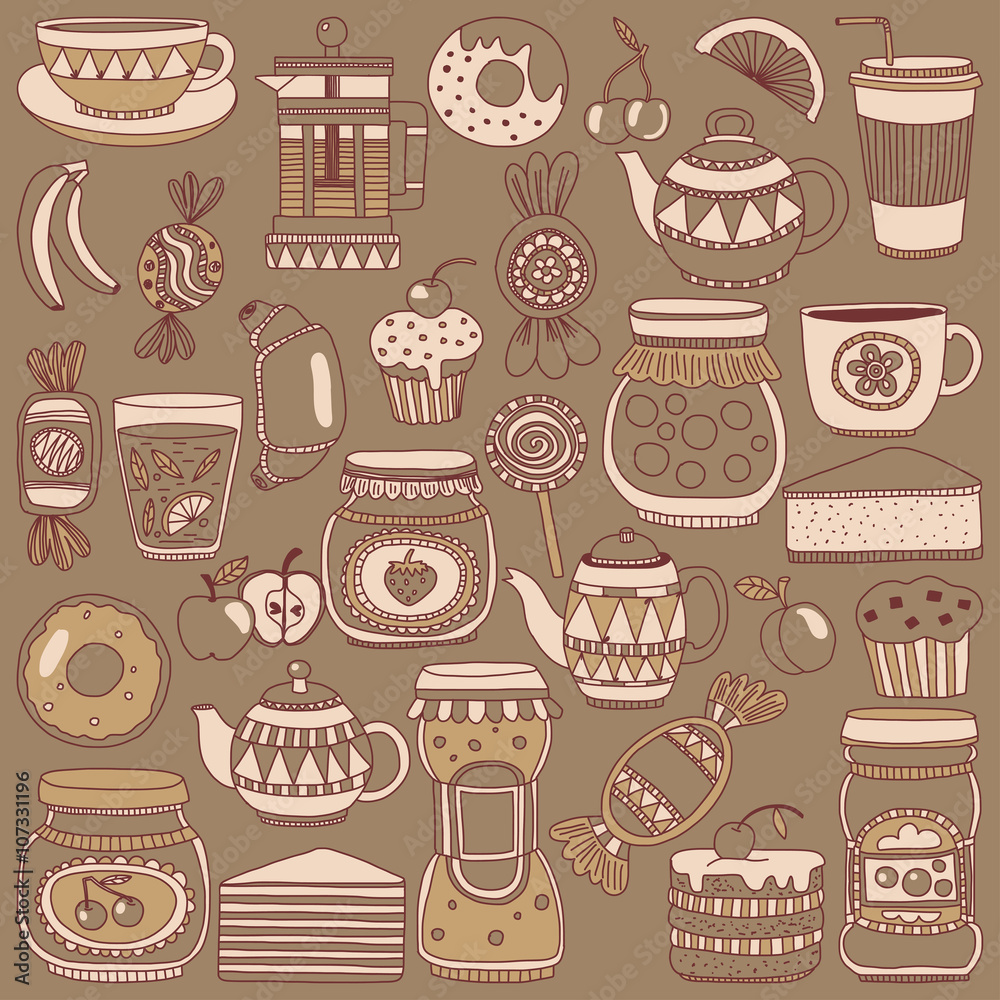 Images for confectionery or coffee shop