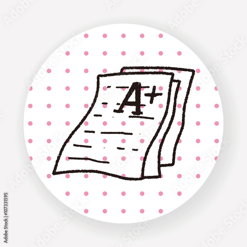 test papper doodle